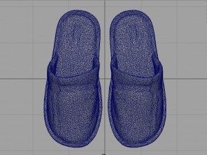 house slippers 3Dモデル
