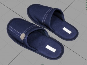 house slippers 3Dモデル