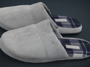 house slippers 2 3D Model