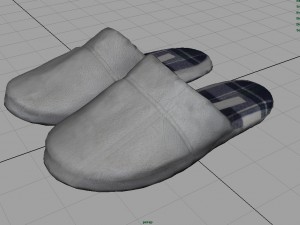house slippers 2 3D 模型
