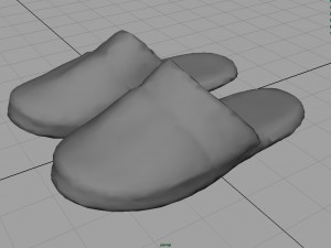 house slippers 2 3D 模型
