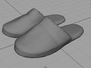 house slippers 2 3D Model