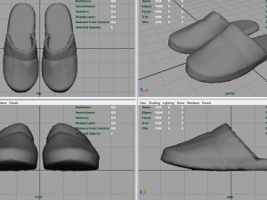 house slippers 2 3D 模型
