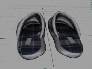 house slippers 2 3D Model