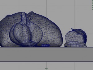fuet on a wooden board Modelo 3D