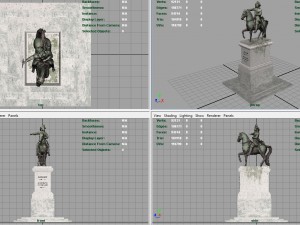 equestrian statue of louis xiv Modelo 3D