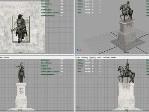 est&aacute;tua equestre de Lu&iacute;s XIV Modelo 3D