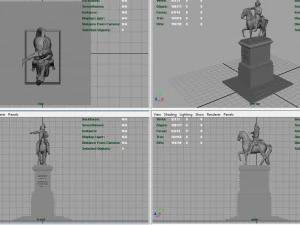 est&aacute;tua equestre de Lu&iacute;s XIV Modelo 3D