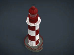 latarnia morska Model 3D