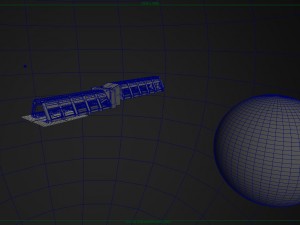 spaceship corridor 2 3D 모델