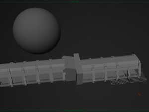 spaceship corridor 2 3D 모델