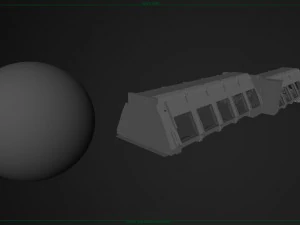 corridoio dell'astronave 2 Modello 3D