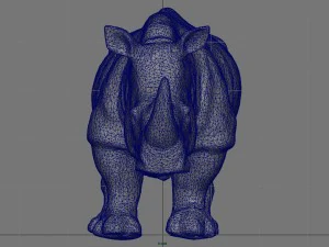 white rhinoceros 3D Model