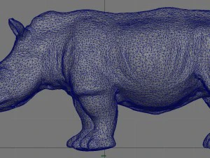 white rhinoceros 3D Model