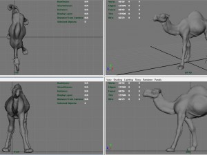 camel Modèle 3D