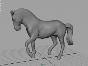 dressage horse 3D Model