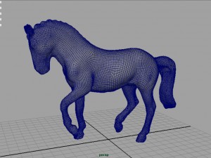 dressage horse 3D Model