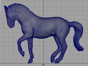 dressage horse 3D Model