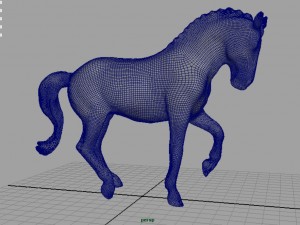 dressage horse 3D Model