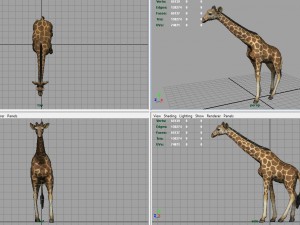 giraffe Modelo 3D