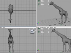 giraffe Modelo 3D