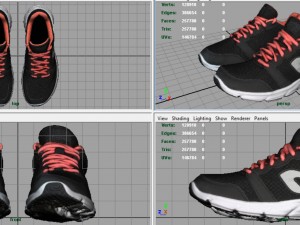 womens sneakers 3D Model