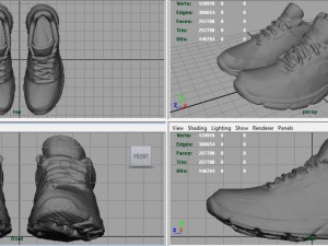 womens sneakers 3D Model
