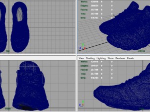 womens sneakers 3D Model