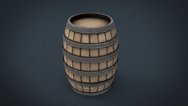 barrel Modelo 3D .c4d .max .obj .3ds .fbx .stl .blend 