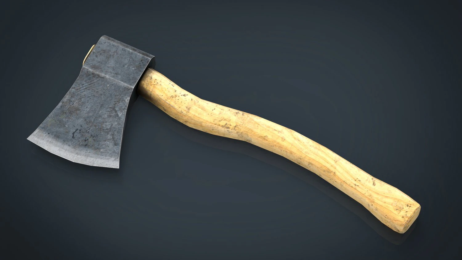 realistic axe 3D Model .c4d .max .obj .3ds .fbx .stl .blend 