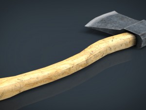 realistic axe 3D Model