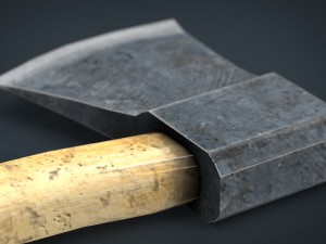 realistic axe 3D Model