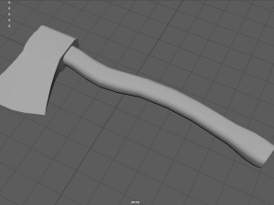 realistic axe 3D Model