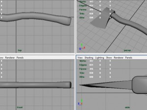 realistic axe 3D Model