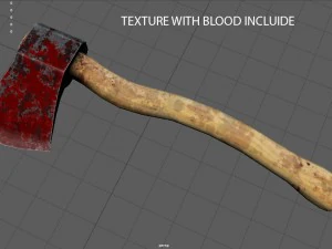 realistic axe 3D Model