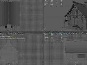 medieval town house 1 3D Model