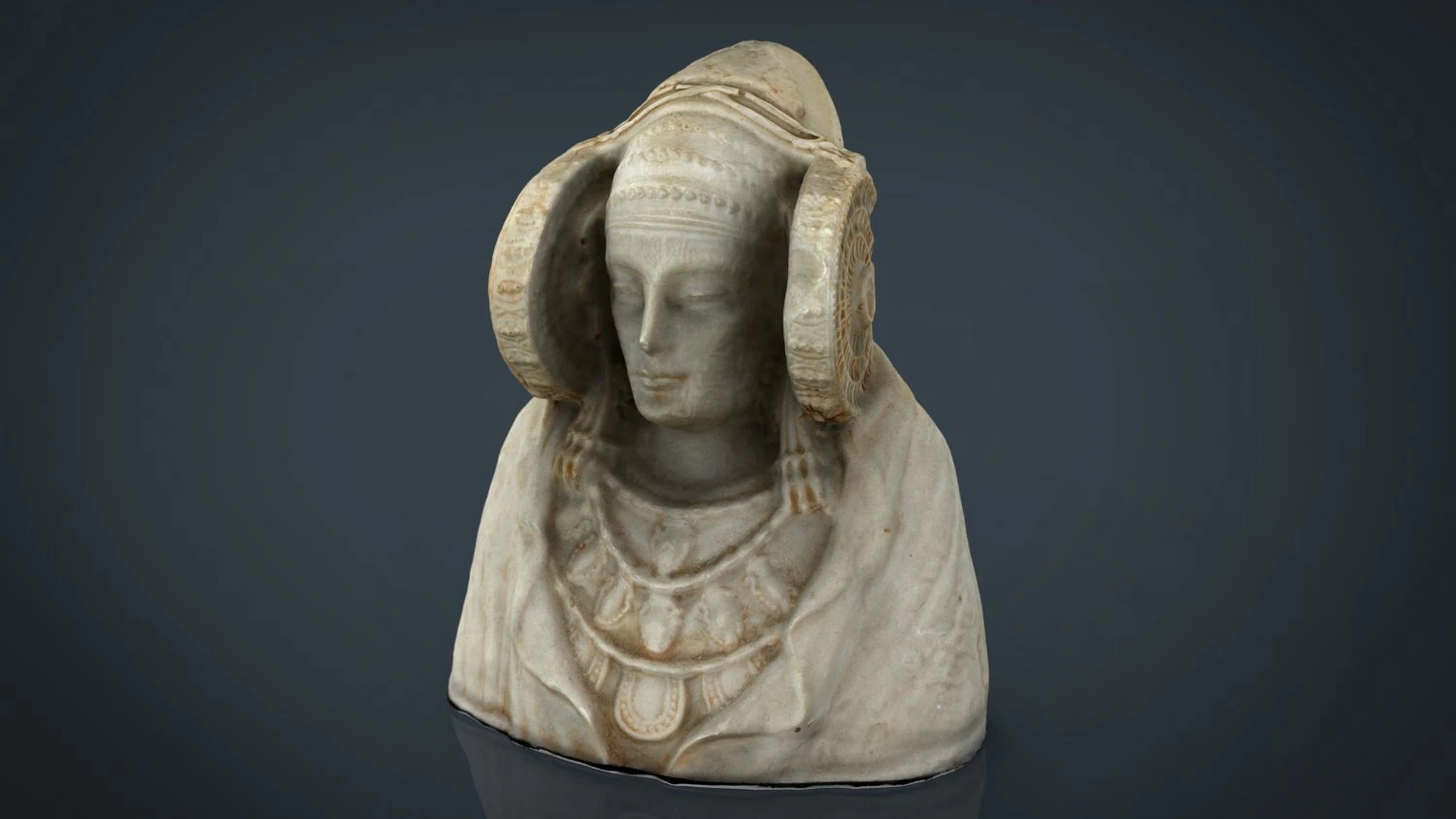dama de elche 3D Model .c4d .max .obj .3ds .fbx .stl .blend 