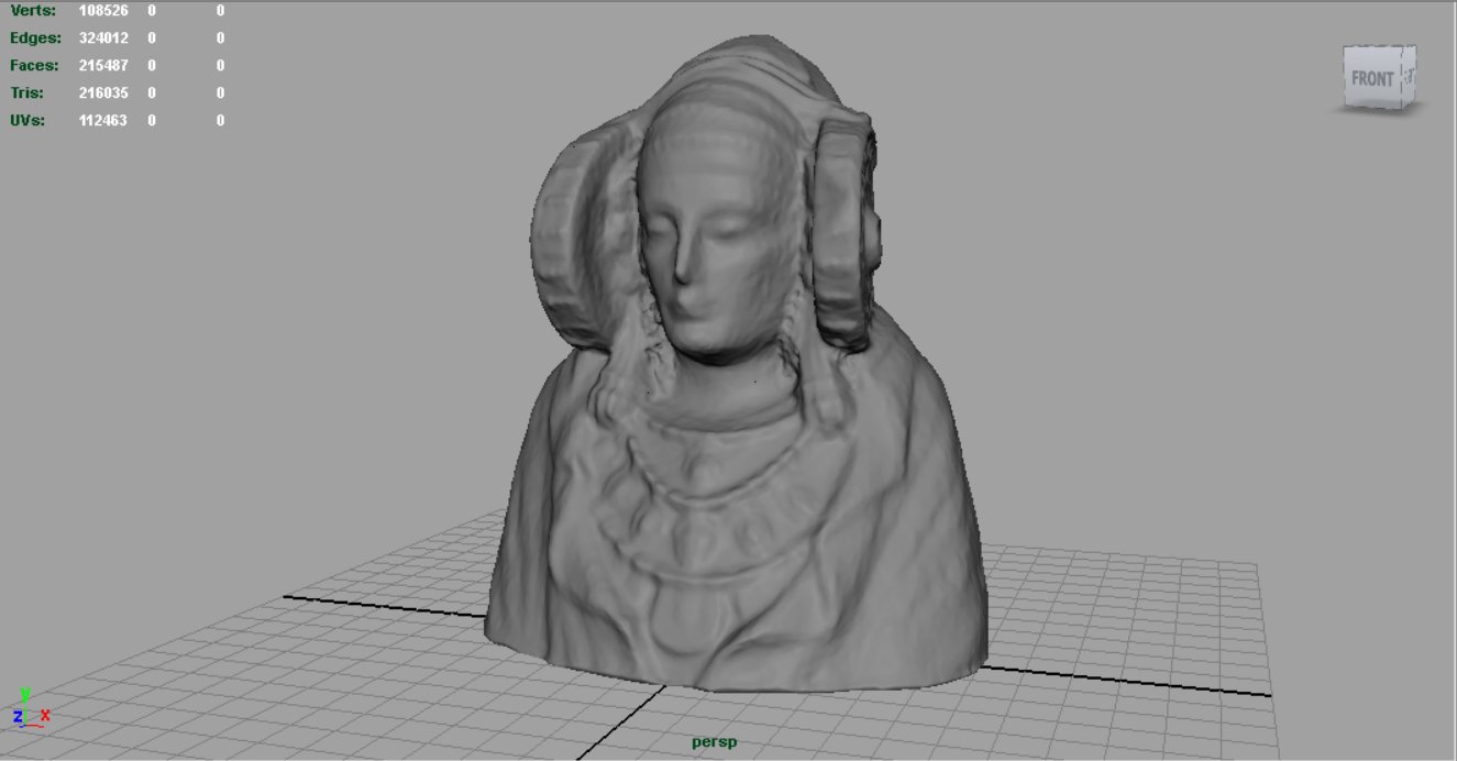 dama de elche Modelo 3D in Escultura 3DExport