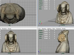 dama de elche 3D Model