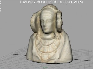 dama de elche 3D Model