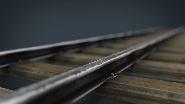 railway track Model 3D .c4d .max .obj .3ds .fbx .stl .blend 