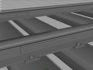 railway track Model 3D