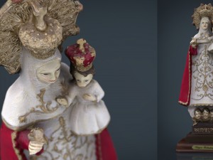 virgen de covadonga 3D Model