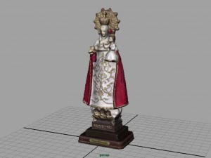 virgen de covadonga 3D Model