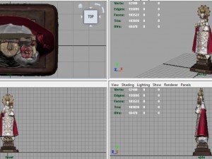 virgen de covadonga Modello 3D
