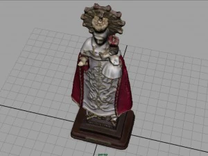 virgen de covadonga 3D Model