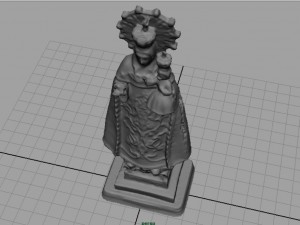 virgen de covadonga Modello 3D