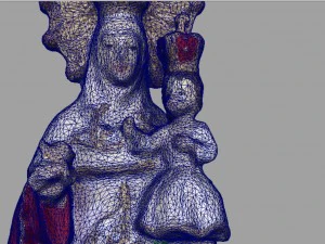 virgen de covadonga 3D Model