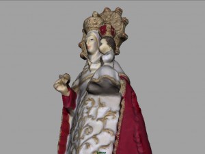 virgen de covadonga Modello 3D