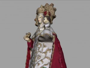 virgen de covadonga 3D Model